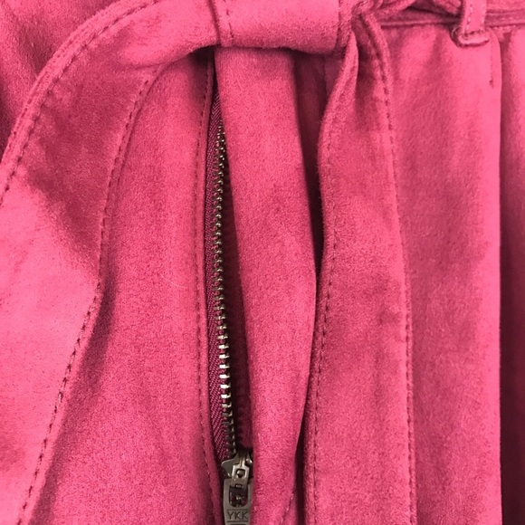 NWT Free People Nightfall Vegan Leather Pants in Queen Pomegranate Size 0 - Picture 7 of 12